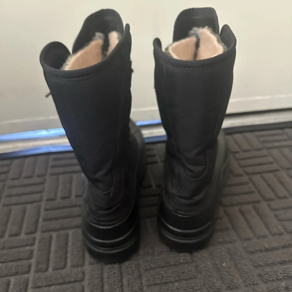 Black Kids Snow Boots